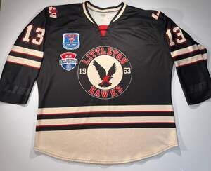 OT Sports Littleton Hawks Ice Hockey Jersey #13 CSDHL 2019 National Champions